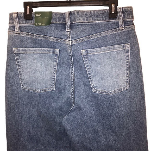 Wild Fable Jeans High Rise Button Fly Denim Cropped Size 10/30 NWOT - Picture 7 of 11